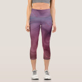 Leggings Capri Sangria Strata | Moody Pink and Purple Luxe Agate (Recto)