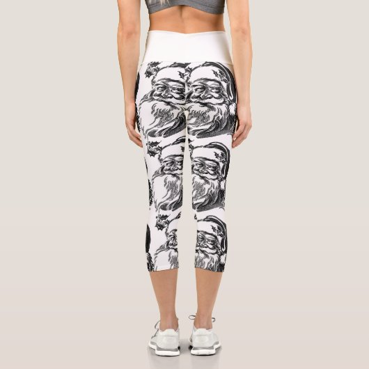 LEGGINGS CAPRI SANTA CLAUS CAPRI YOGA LEGINGS (Verso)