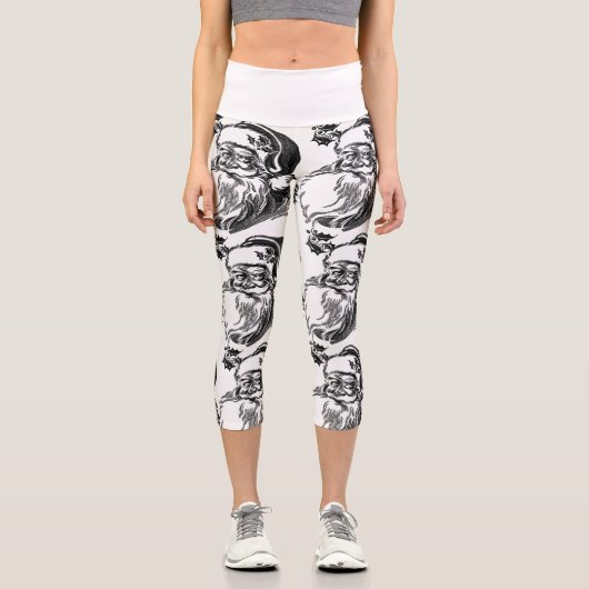 LEGGINGS CAPRI SANTA CLAUS CAPRI YOGA LEGINGS (Recto)