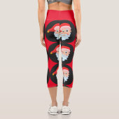 LEGGINGS CAPRI SANTA CLAUS CAPRI YOGA LEGINGS (Verso)