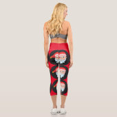 LEGGINGS CAPRI SANTA CLAUS CAPRI YOGA LEGINGS (Verso)