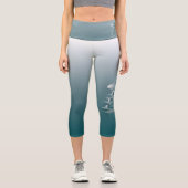Leggings Capri Sapin de Noël (Recto)