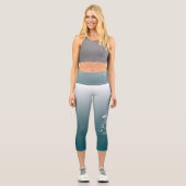Leggings Capri Sapin de Noël (Recto)