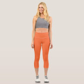 Leggings Capri Saumon (Recto)