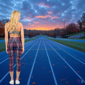 Leggings Capri Schéma de taran à plaid de la Bourgogne et de la m