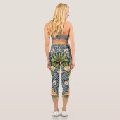 Leggings Capri Schéma floral William Morris Strawberry Thief (Verso)