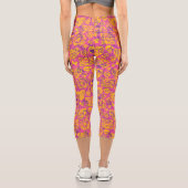 Leggings Capri Scooby-Doo | Funky Flower Motif (Verso)