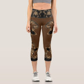 Leggings Capri Scroll Ornamental (Recto)