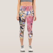 Leggings Capri Sea Shells Jellyfish Ocean Beach Vue (Recto)