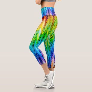 Leggings Capri Senbazuru ou mille grues origami