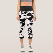 Leggings Capri Séparateur de points noirs (Recto)