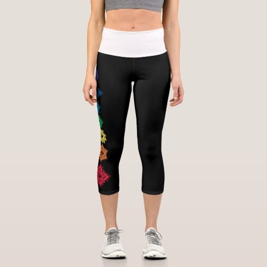 Leggings Capri Sept chakras 7 (Recto)