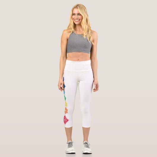 Leggings Capri Sept chakras 7 (Recto)