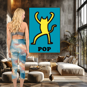 Leggings Capri Sérénité Cosmique, Abstrait Céleste aux Tons Paste