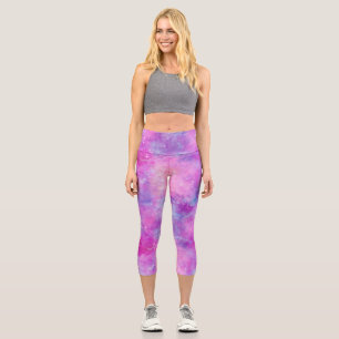 Leggings Capri Série Conception 2 de Galaxie Peinte