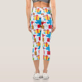 Leggings Capri Sesame Street Noël Présente Motif (Verso)