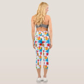 Leggings Capri Sesame Street Noël Présente Motif (Verso)