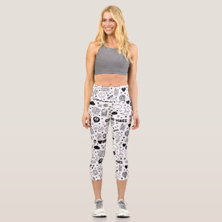 Leggings Capri Seulement de bonnes vibrations