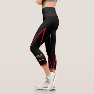 Leggings Capri S'exprimer contre la stigmatisation du VIH - Sensi