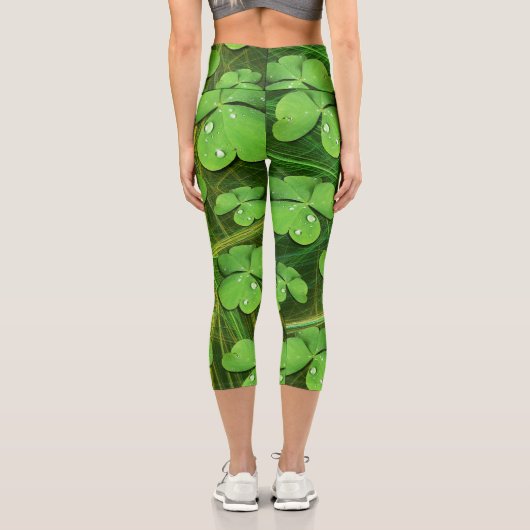 Leggings Capri Shamrock vert St Patrick iPhone 5 Coque-Mate (Verso)