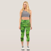 Leggings Capri Shamrock vert St Patrick iPhone 5 Coque-Mate (Recto)