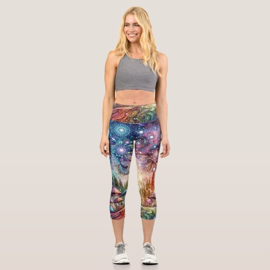 Leggings Capri Shroom Inky (Recto)