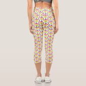 Leggings Capri Signe de paix hippie (Verso)