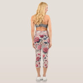 Leggings Capri Signé d'une rose (Verso)