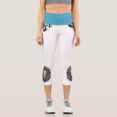 Leggings Capri Silhouette de Lion Floral (Recto)