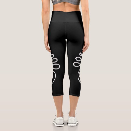 Leggings Capri Silver Unalome  (Verso)