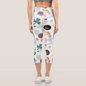 Leggings Capri singe et motif musical (Verso)