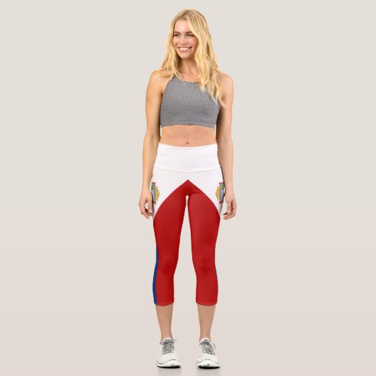 Leggings Capri Sint Maarten Flag (Recto)