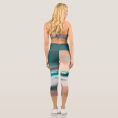 Leggings Capri Skull on the beach (Verso)