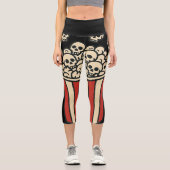 Leggings Capri Skull Popcorn Box Sticker  (Recto)