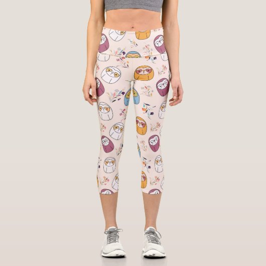 Leggings Capri Sleepy Sloth (Recto)