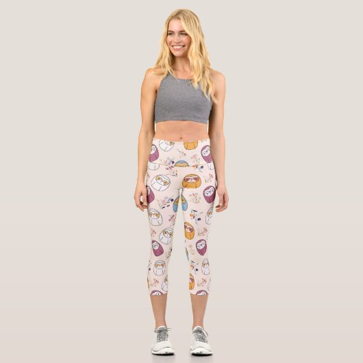 Leggings Capri Sleepy Sloth (Recto)
