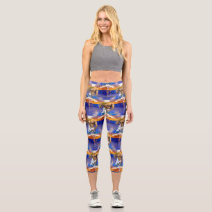 Leggings Capri SlipperyJoe's homme musclé bosse abdos salle de sp