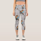 Leggings Capri SlipperyJoe's Man serviette brisée mur de brique b (Recto)