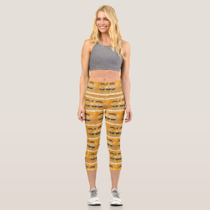 Leggings Capri SlipperyJoe's ourson culturellement ancré LGBTQIA+