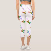 Leggings Capri SlipperyJoe's Pride Frog figurine Colore vif (Verso)