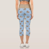 Leggings Capri Sloth and Coffee (Verso)