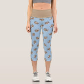 Leggings Capri Sloth and Coffee (Recto)