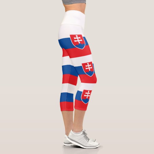 Leggings Capri Slovakia Flag (Droite)
