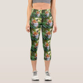 Leggings Capri "Sly : Le renard dans l'ombre" (Recto)