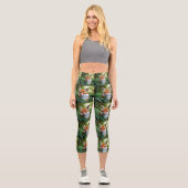 Leggings Capri "Sly : Le renard dans l'ombre" (Recto)