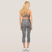Leggings Capri Snakeskin gris viper (Verso)