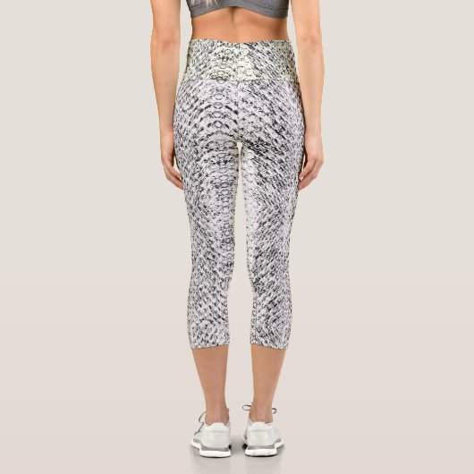 Leggings Capri Snakeskin viper blanc (Verso)
