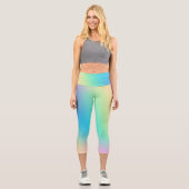 Leggings Capri Soft Pastel Ombre Design (Recto)