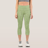 Leggings Capri Soft Pistachio Glitter Style Minimal Pattern (Recto)