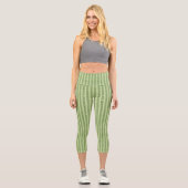 Leggings Capri Soft Pistachio Glitter Style Minimal Pattern (Recto)